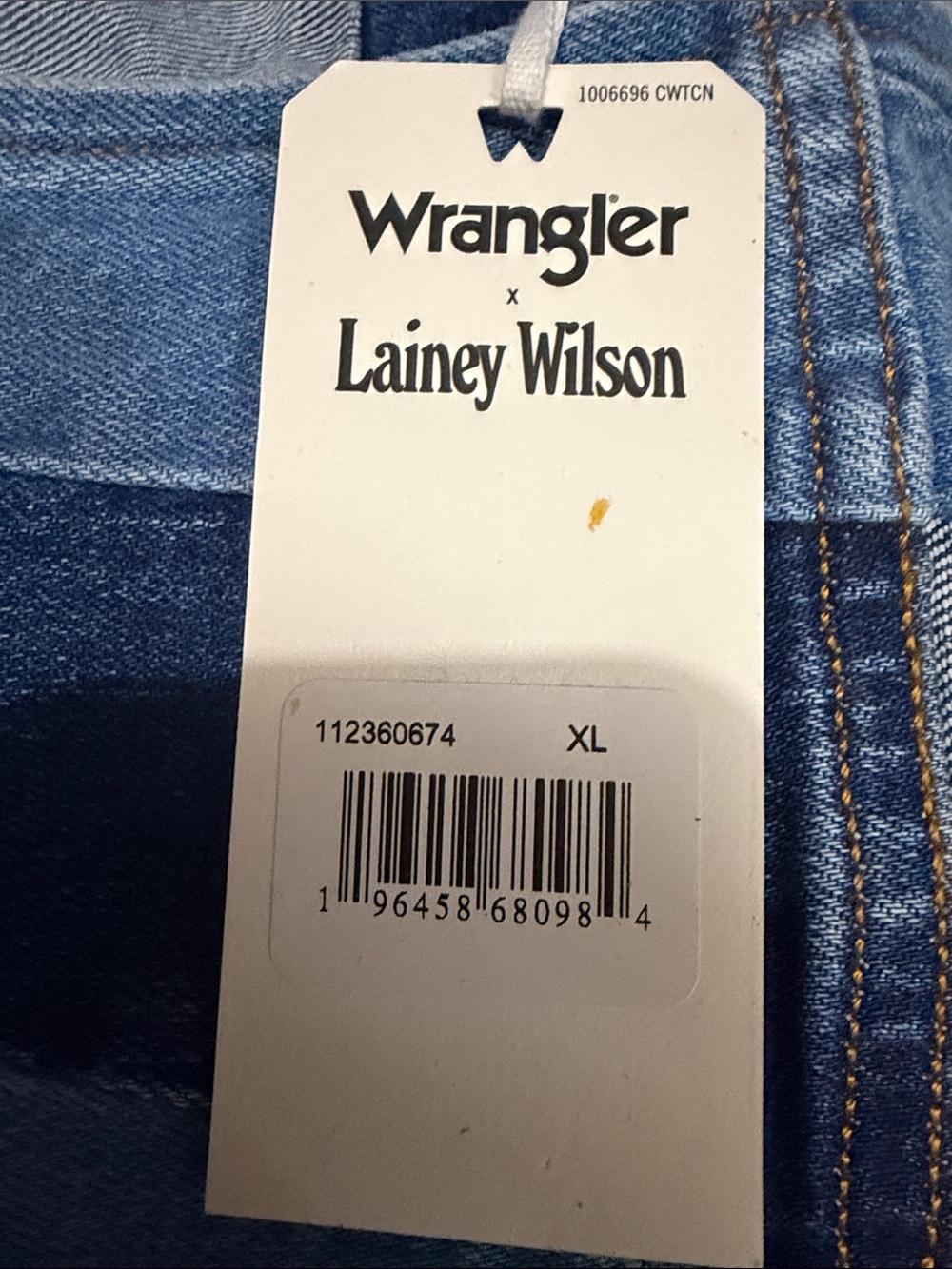 Wrangler Patchwork Denim Vest - Multi Blue Tones - Picture 2 of 2